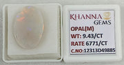9.43/CT Natural FIRE OPAL with Govt. Lab Certificate-12313D49885